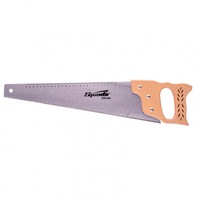 Fierastrau pentru lemn, 450 mm, 7-8 TPI, dinti caliti, cu rigla, maner din lemn, SPARTA