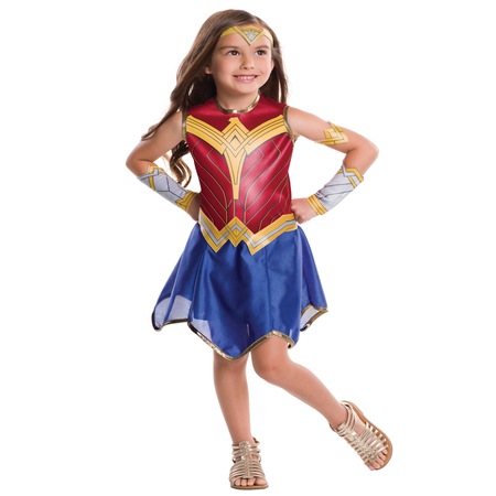 Costum Femeia Fantastica Marvel Pentru Copii Wonder Women L 8 10 Ani Emag Ro