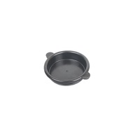 Capac cauciuc negru pentru bidon lapte 25 - 30 l, diametru 185 mm, inchidere etansa