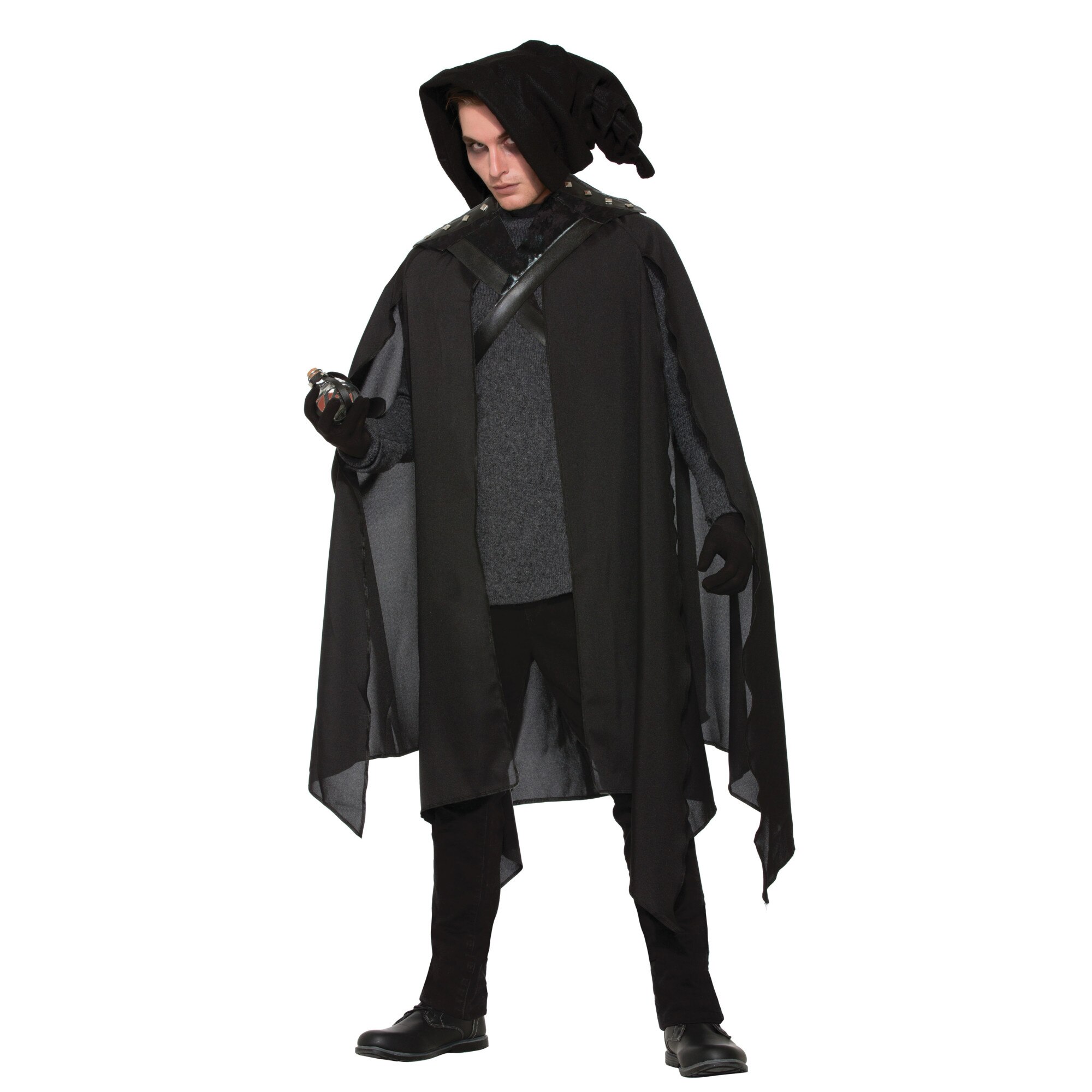 Pelerina hallowen adulti, neagra , cu gluga ,Funny Party Shop