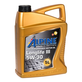 Ulei motor sintetic Alpine Longlife III 5W-30 pentru Volkswagen, 5L Ulei motor sintetic Alpine Longlife III 5W-30 pentru Volkswagen, 5L