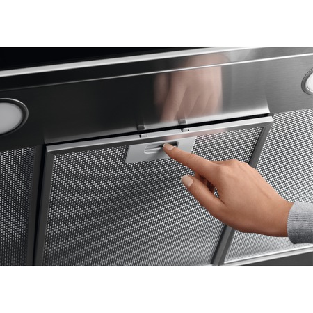 Hota incorporabila decorativa Electrolux LFT429X, Putere de absorbtie 600 mc/h, 1 motor, 90 cm, Inox