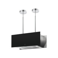 Hota incorporabila decorativa Electrolux KFIA19R, Putere de absorbtie 700 mc/h, 1 motor, 90 cm, Conectivitate plita, Functie Breeze, Negru rustic