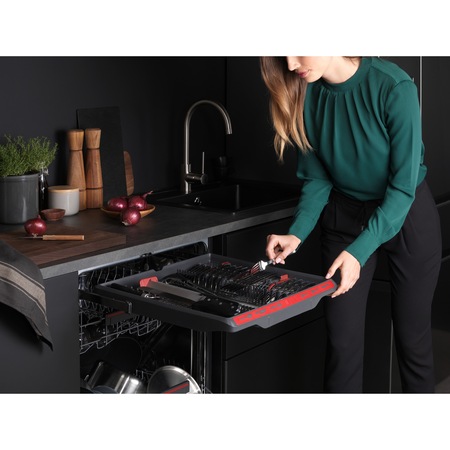 Masina de spalat vase incorporabila AEG FSB53907Z, 14 seturi, 7 programe, Clasa A+++, AirDry, MaxiFlex, Motor inverter, 60 cm