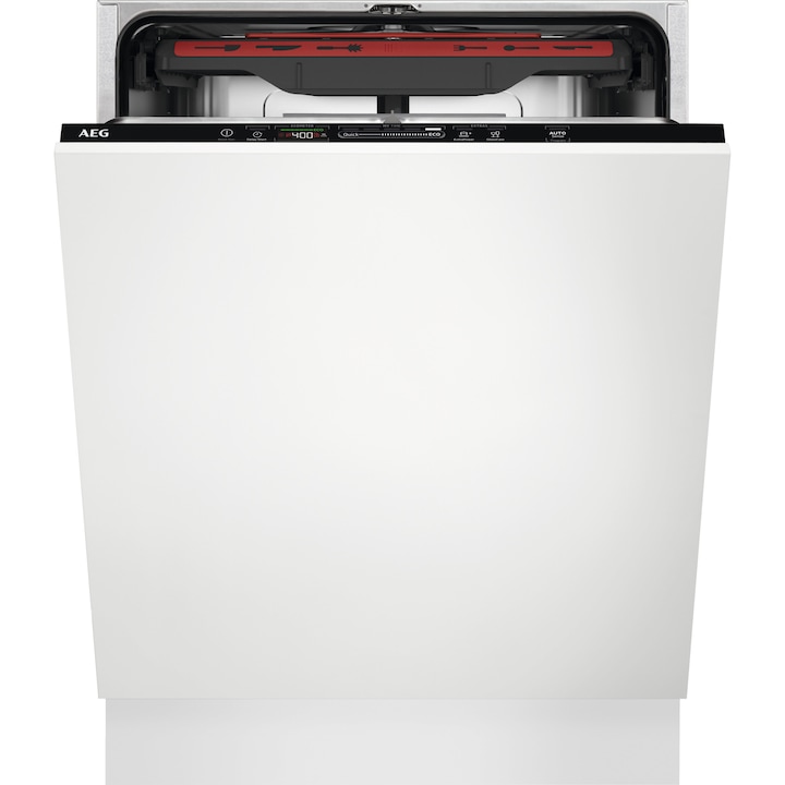 AEG FSB53907Z Teljesen beépíthető mosogatógép, 14terítékes, 7program, 60 cm, AirDry, MaxiFlex, Motor inverter, D energiaosztály