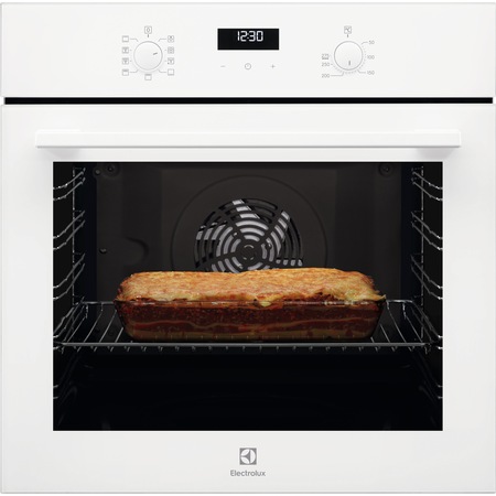 Cuptor incorporabil Electrolux EOF5C50V, Electric, SurroundCook, Timer, Grill, Autocuratare catalitica, 72 l, Clasa A, Alb