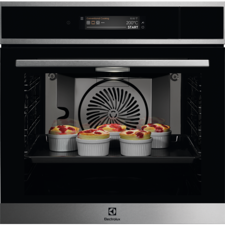 Cuptor incorporabil Electrolux EOA9S31CX, Electric, 70 l, Multifunctional, Control touch, SteamPro, SousVide, Convectie, CookView, WiFi, Steamify, Grill, Clasa A++, Inox