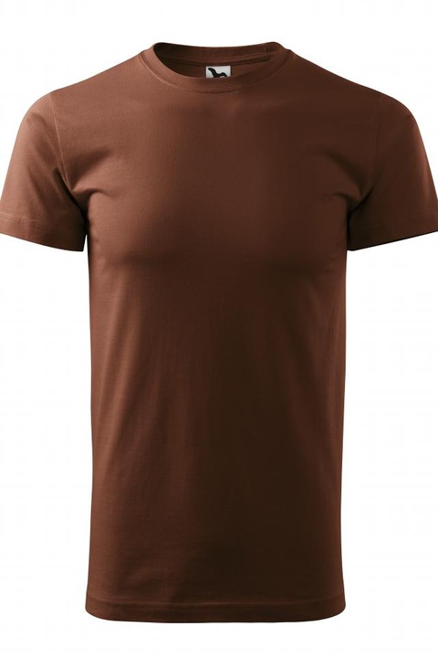 Tricou pentru barbati Basic, Ciocolatiu