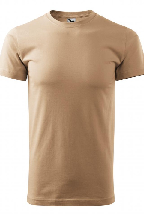 Tricou pentru barbati Basic, Bej inchis
