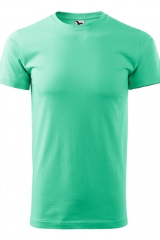 Tricou pentru barbati Basic, verde menta, marime 2XL Tricou pentru barbati Basic, verde menta, marime 2XL