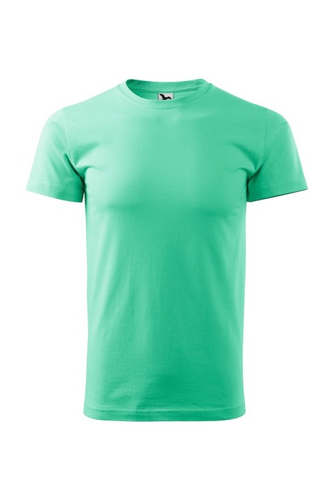 Tricou pentru barbati Malfini Basic 129, bumbac 160 g/mp, croiala tubulara L Verde menta