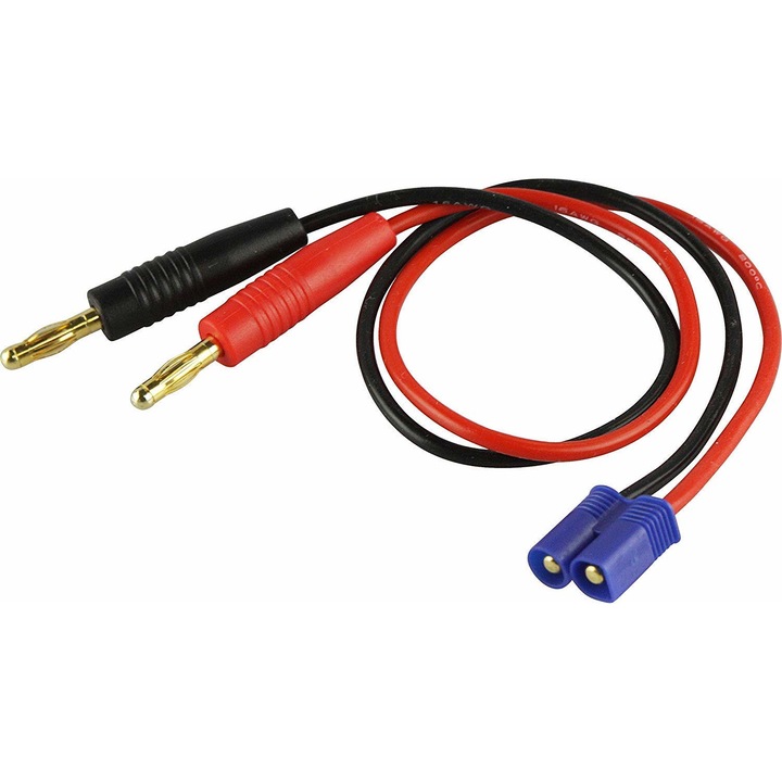 Cablu de incarcare prin cablu cu conector EC3 de 4,0 mm pentru banana, 1 BUC