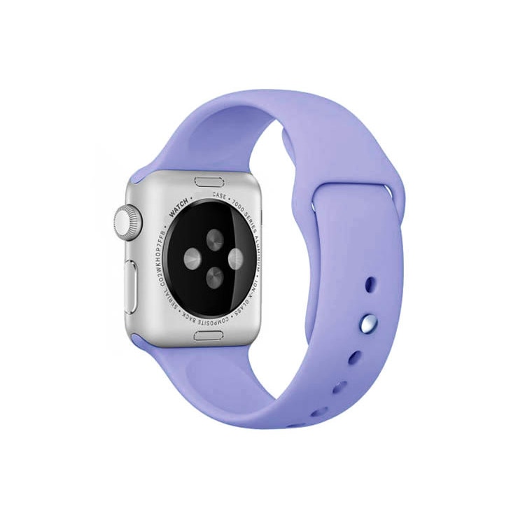 Curea compatibila cu Apple Watch 1/2/3/4, Bratara Sport din Silicon, 42mm, Violet