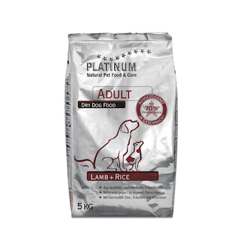 Hrana uscata pentru caini Platinum Natural Adult Lamb & Rice, 5 kg Hrana uscata pentru caini Platinum Natural Adult Lamb & Rice, 5 kg
