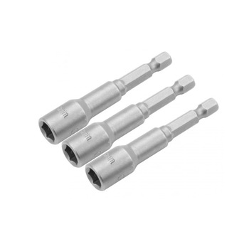Set de 3 mufe piulita magnetice 6 mm Set de 3 mufe piulita magnetice 6 mm