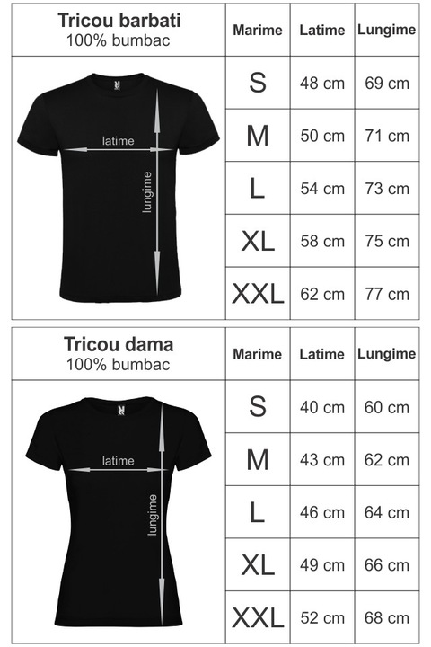 Set Tricouri cuplu, negru/auriu, The King (XL) + His Queen (L)