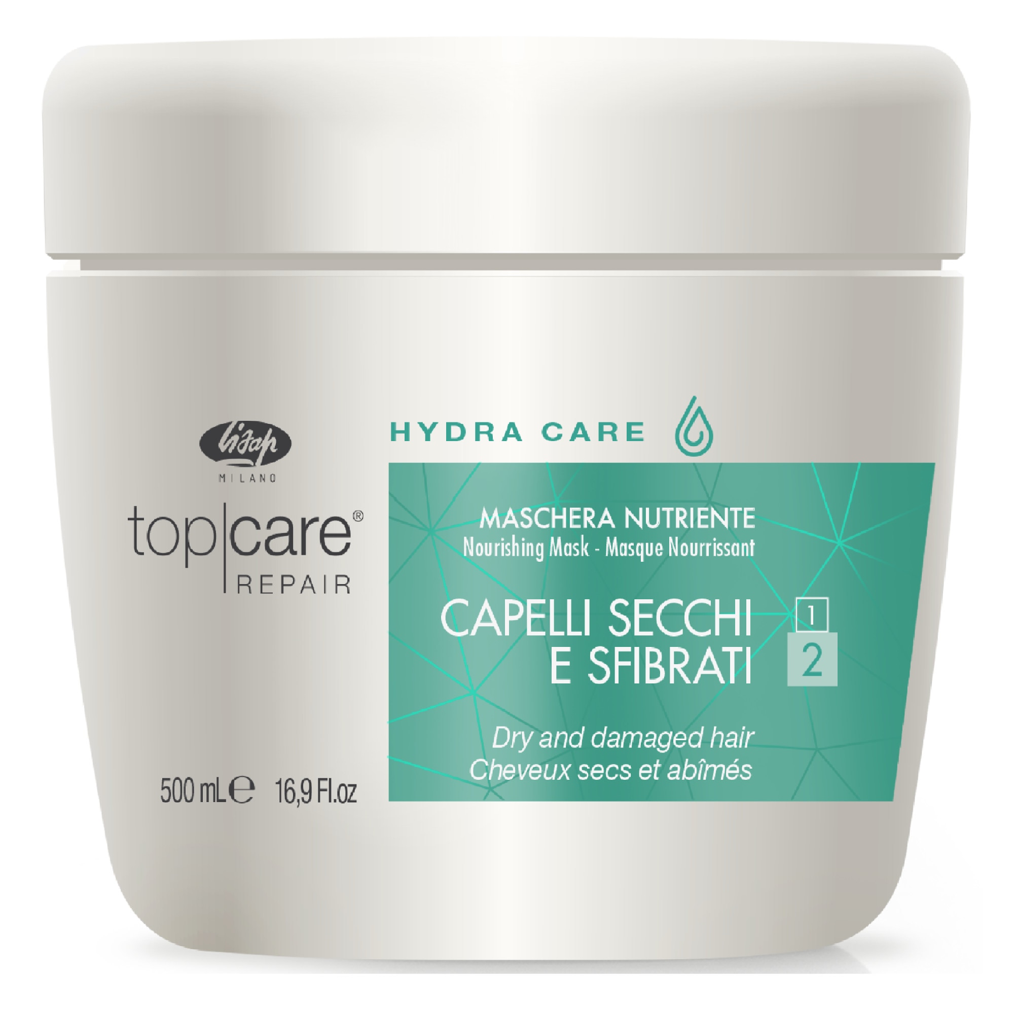 Masca profesionala, Lisap Milano, Hydra Care, 500ml