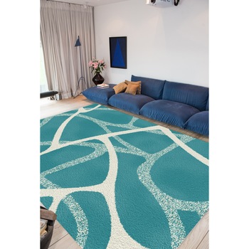 Covor Modern, Fantasy 12058-140, Bleu, 120x170 cm, 2550 gr/mp Covor Modern, Fantasy 12058-140, Bleu, 120x170 cm, 2550 gr/mp