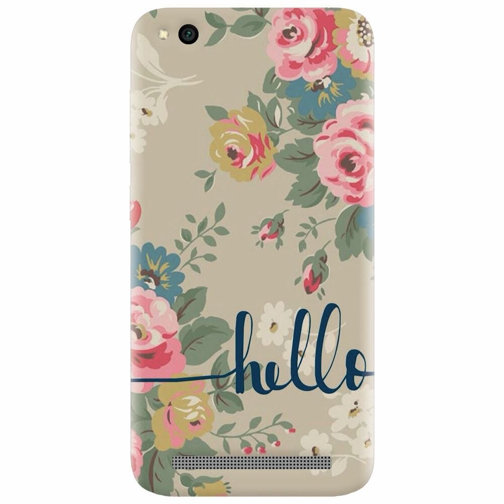 Husa silicon pentru Xiaomi Redmi 5A, Cute Flower Phone