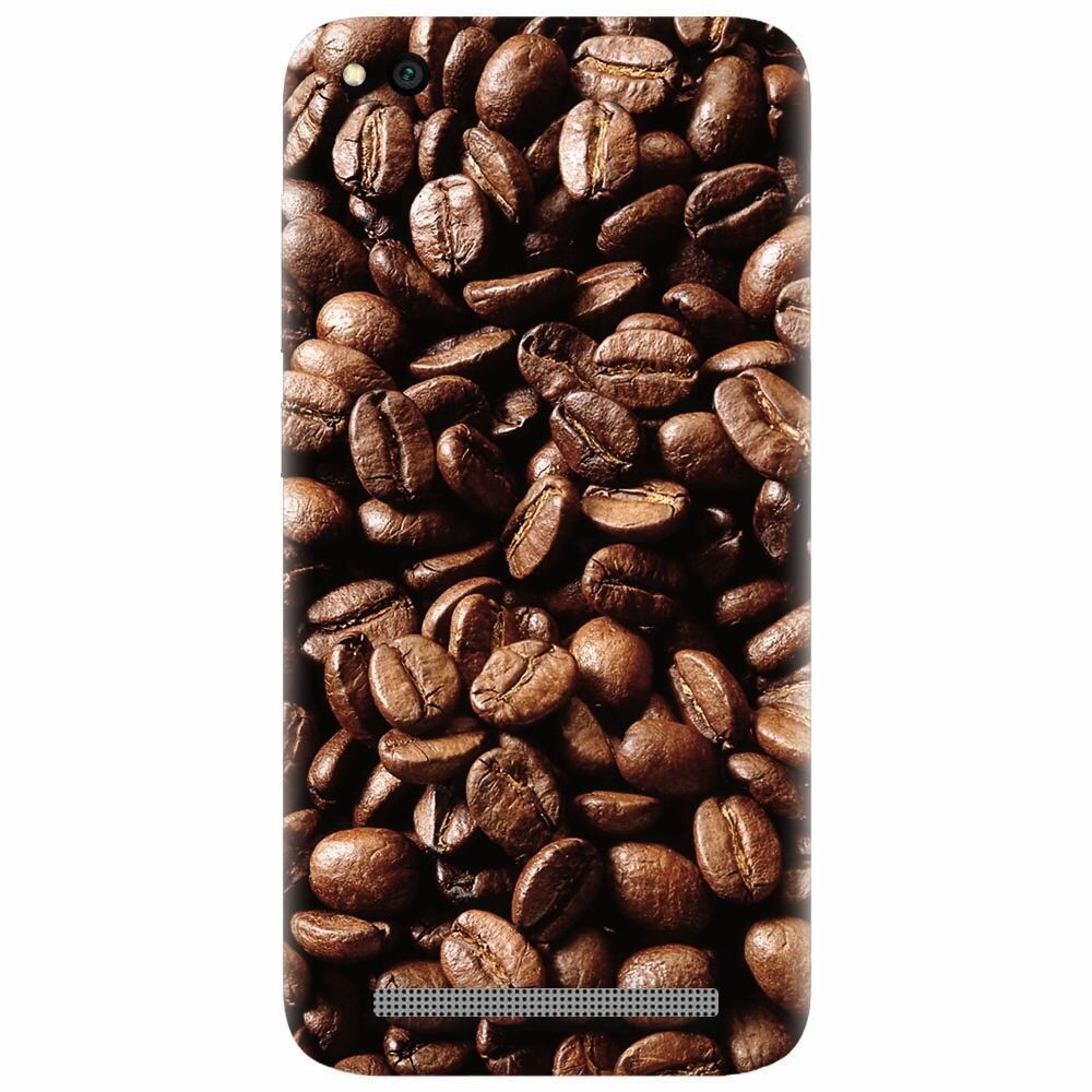 Husa silicon pentru Xiaomi Redmi 4A, Coffee Beans