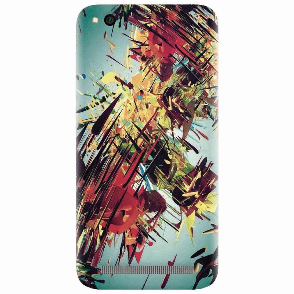 Husa silicon pentru Xiaomi Redmi 5A, Complex Abstract Colorful 3D Drawing