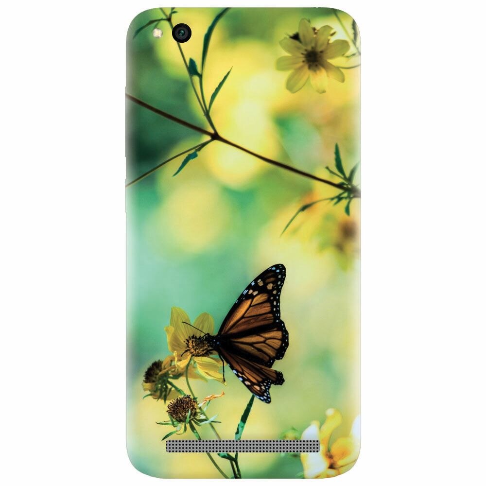 Husa silicon pentru Xiaomi Redmi 4A, Butterfly