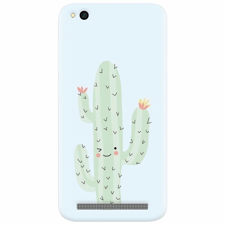 Husa silicon pentru Xiaomi Redmi 4A, Cactus