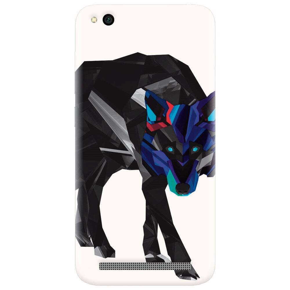 Husa silicon pentru Xiaomi Redmi 4A, Abstract Wolf