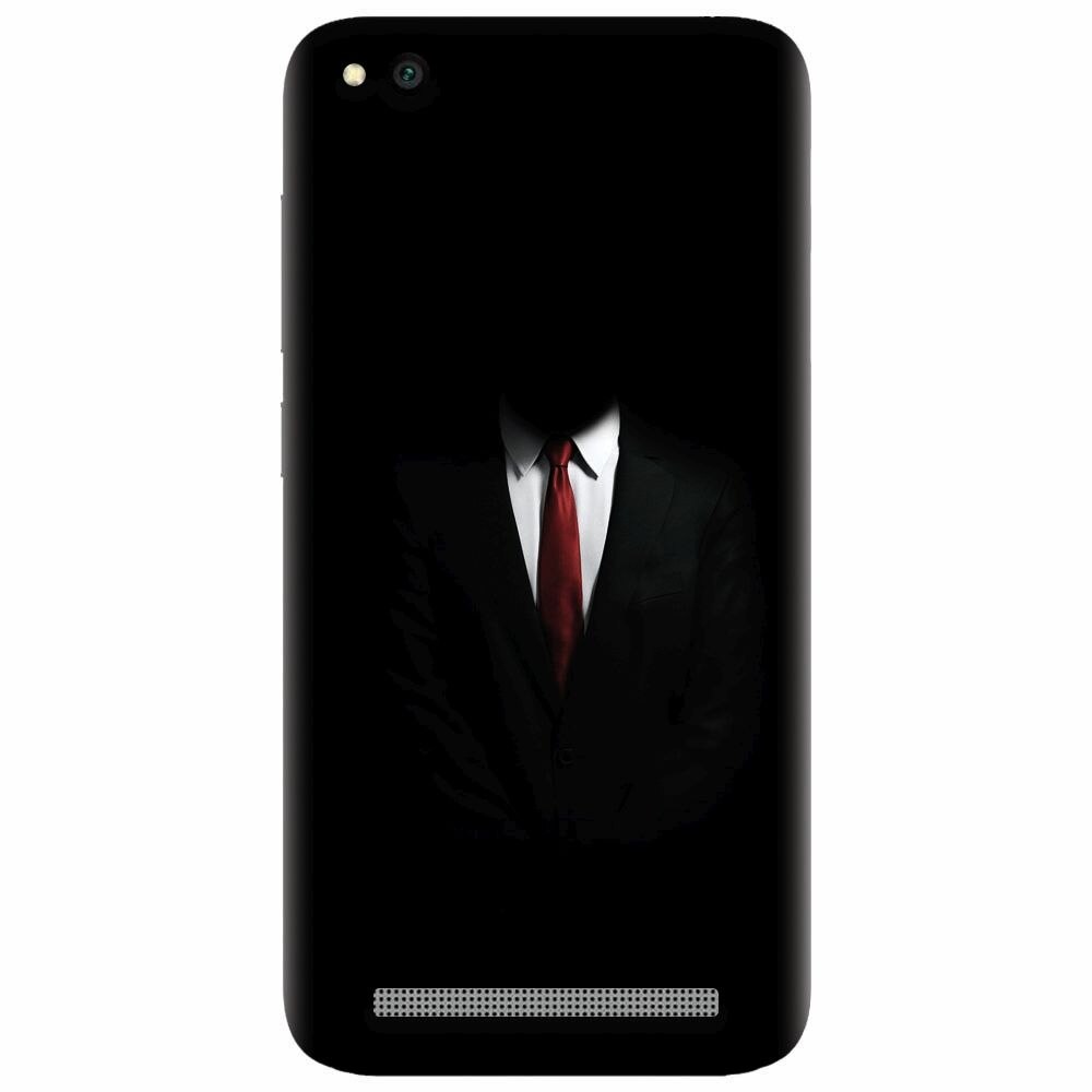 Husa silicon pentru Xiaomi Redmi 5A, Mystery Man In Suit