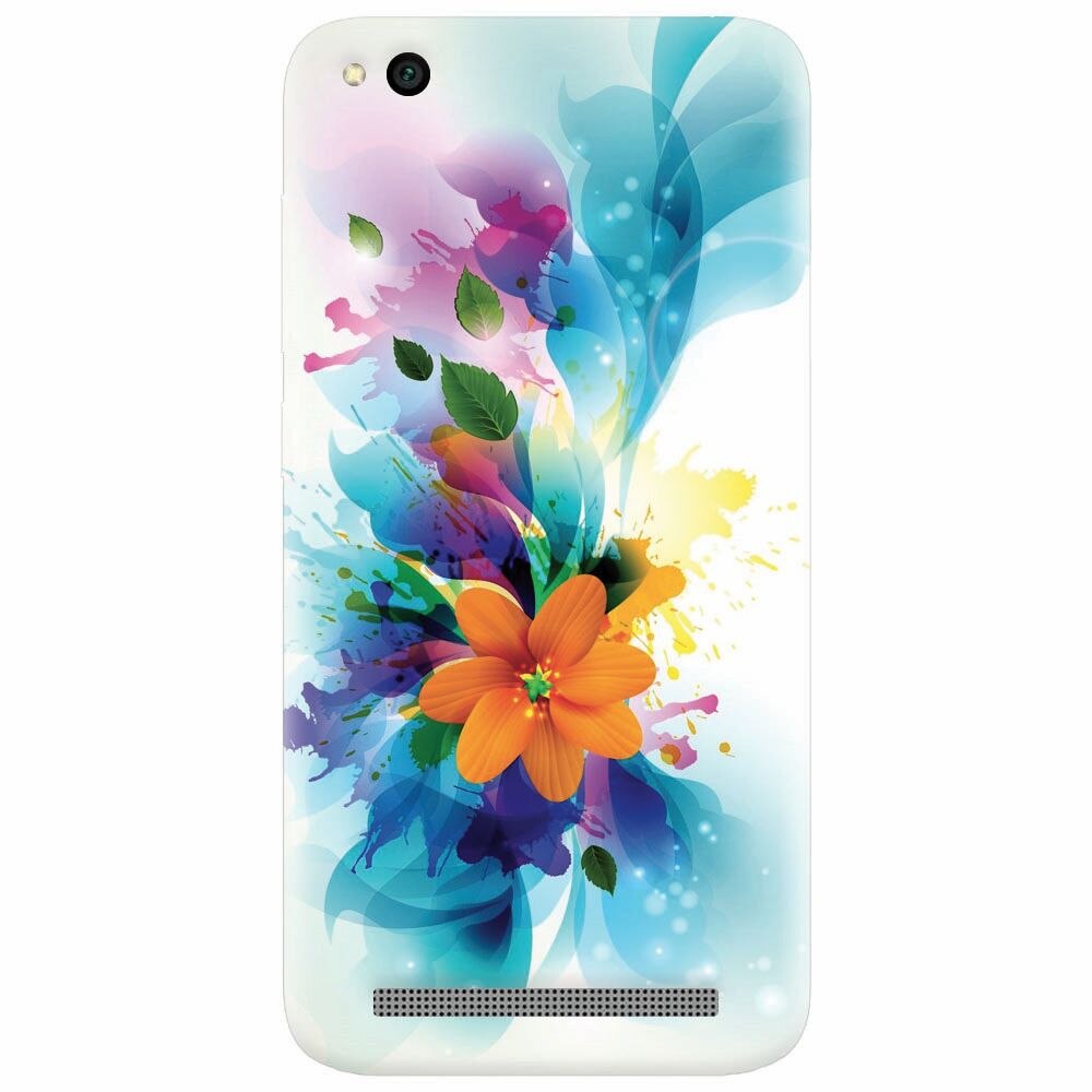 Husa silicon pentru Xiaomi Redmi 5A, Flower 011