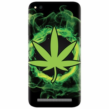 Husa silicon pentru Xiaomi Redmi 4A, GreenFlames Husa silicon pentru Xiaomi Redmi 4A, GreenFlames