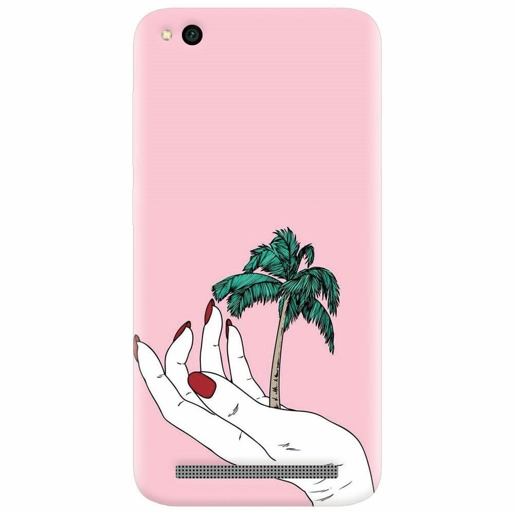 Husa silicon pentru Xiaomi Redmi 5A, Palm Tree