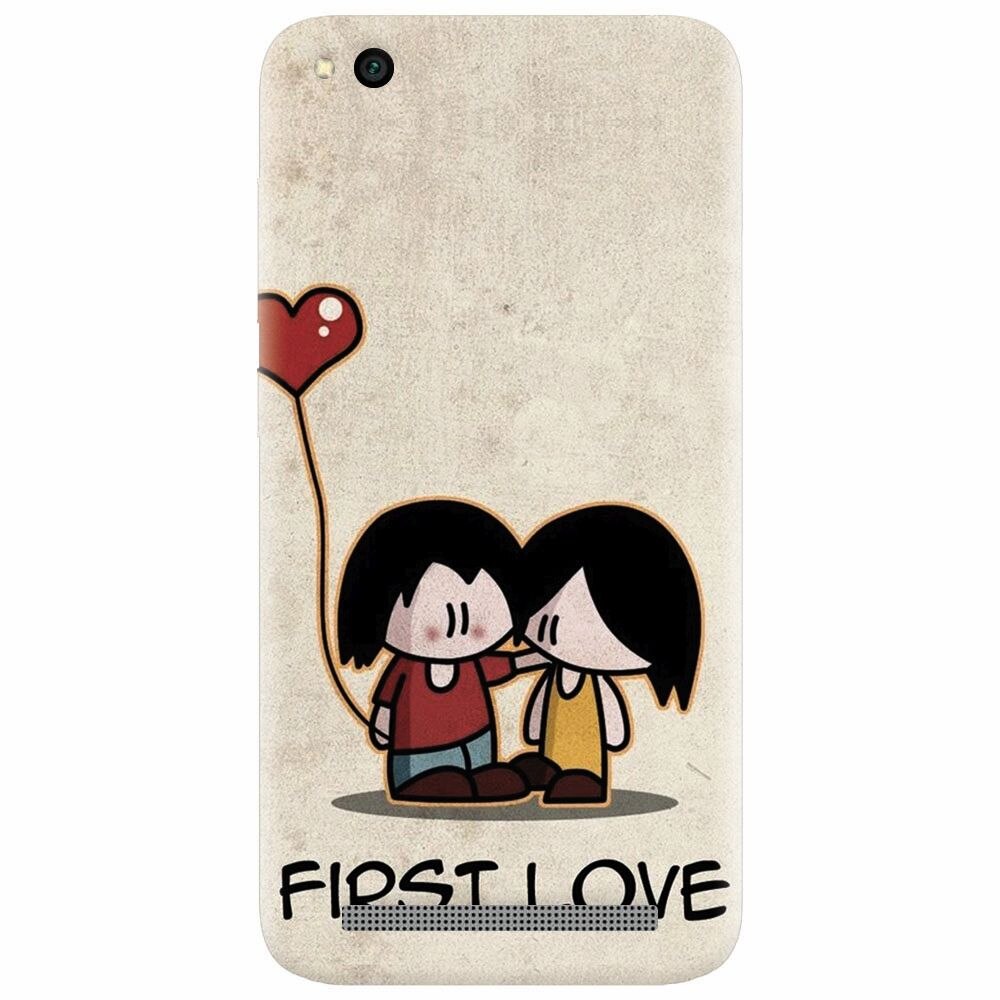 Husa silicon pentru Xiaomi Redmi 4A, First Love Great Lock Screen