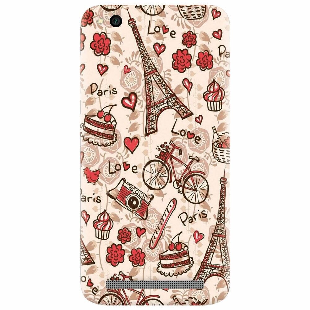 Husa silicon pentru Xiaomi Redmi 5A, Paris Love