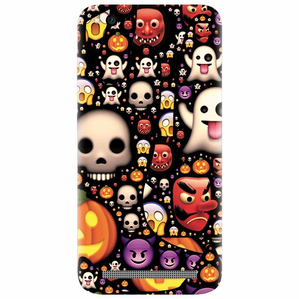 Husa silicon pentru Xiaomi Redmi 4A, Emoji Mess
