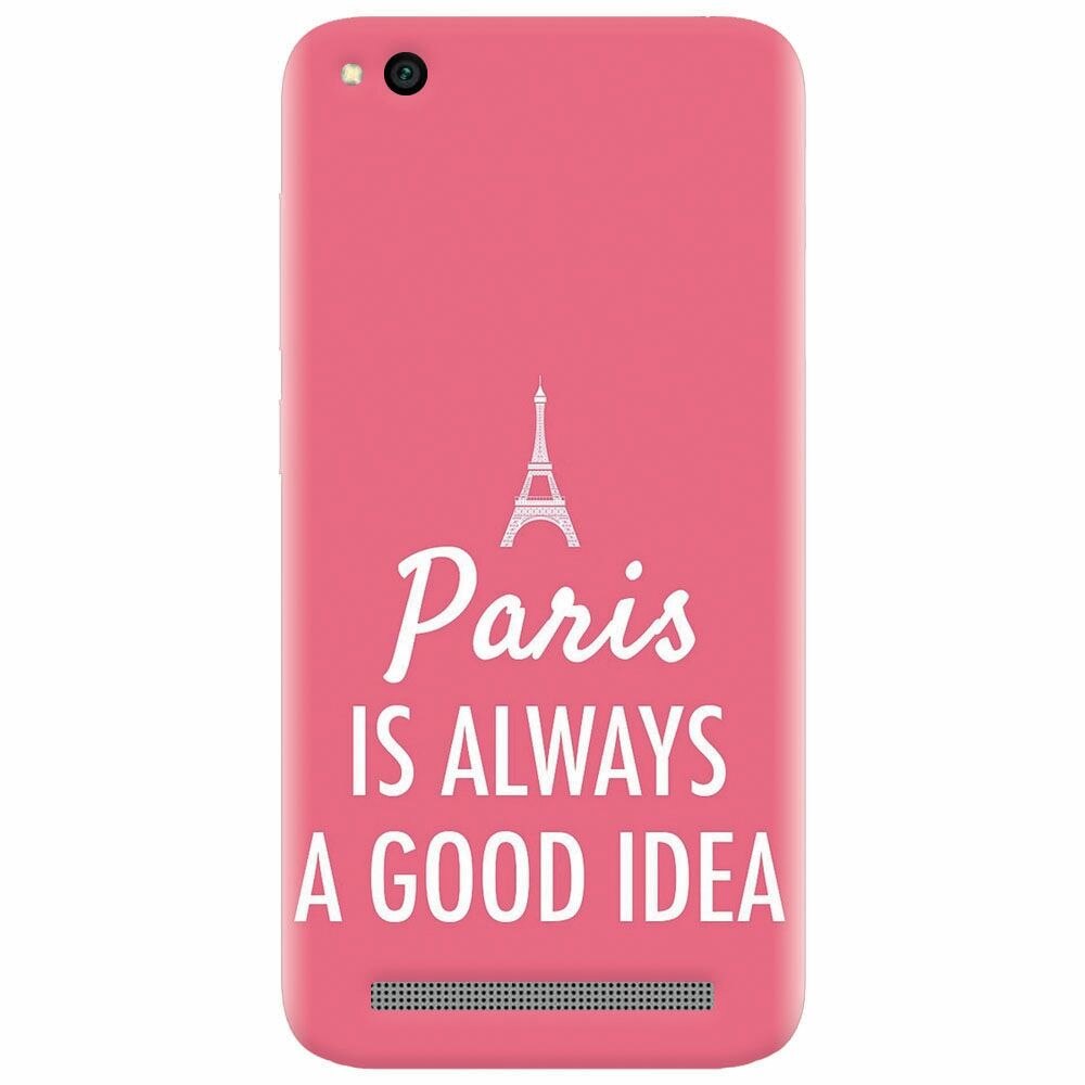 Husa silicon pentru Xiaomi Redmi 4A, Paris Is Always A Good Idea