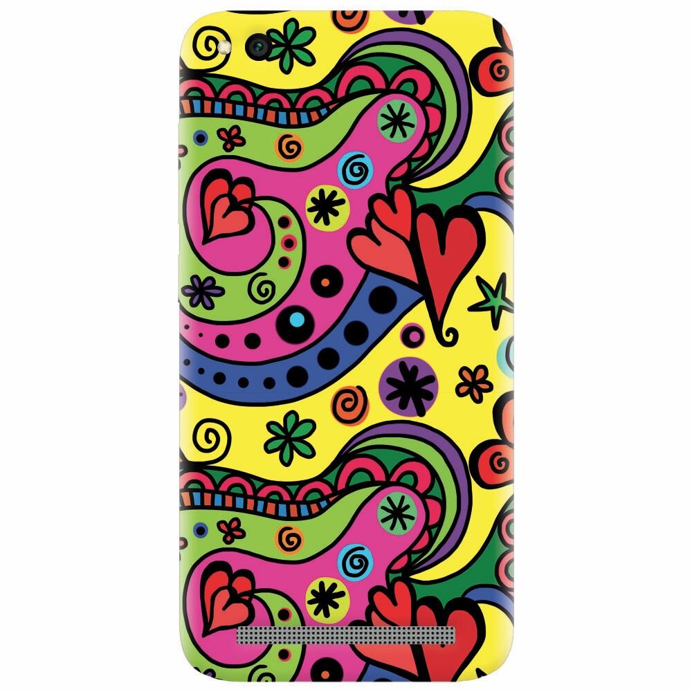 Husa silicon pentru Xiaomi Redmi 4A, Heart Color