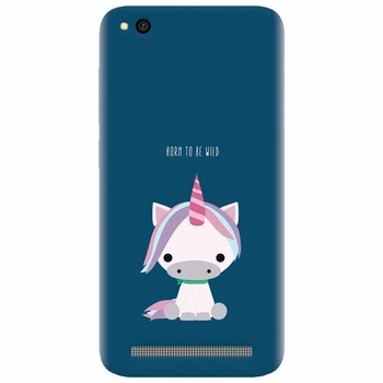 Husa silicon pentru Xiaomi Redmi 4A, Horn To Be Wild Cute Unicorn Husa silicon pentru Xiaomi Redmi 4A, Horn To Be Wild Cute Unicorn