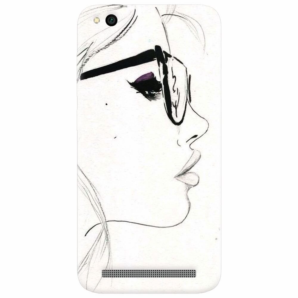 Husa silicon pentru Xiaomi Redmi 5A, Girl Face