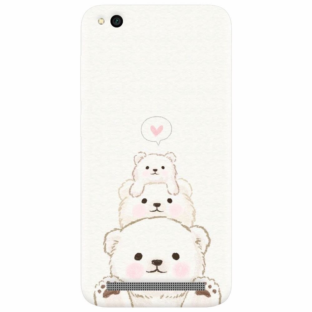 Husa silicon pentru Xiaomi Redmi 4A, Family Bear