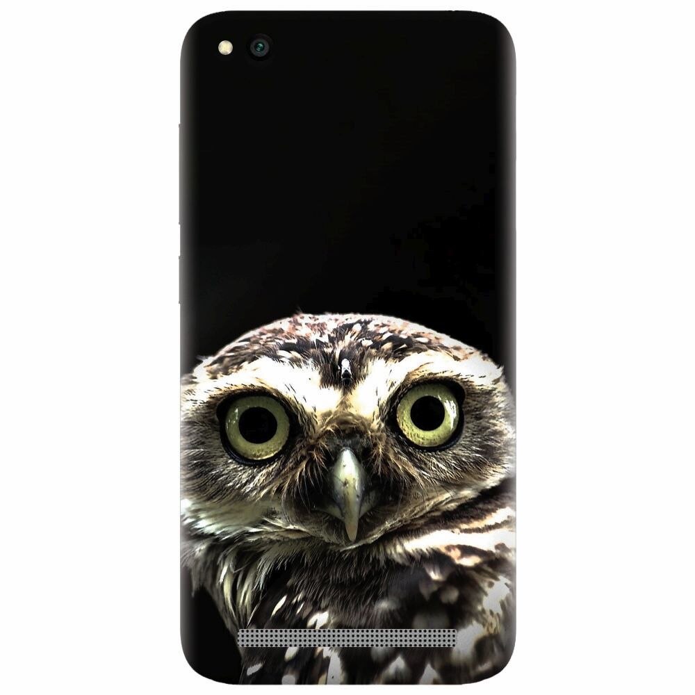 Husa silicon pentru Xiaomi Redmi 4A, Owl In The Dark