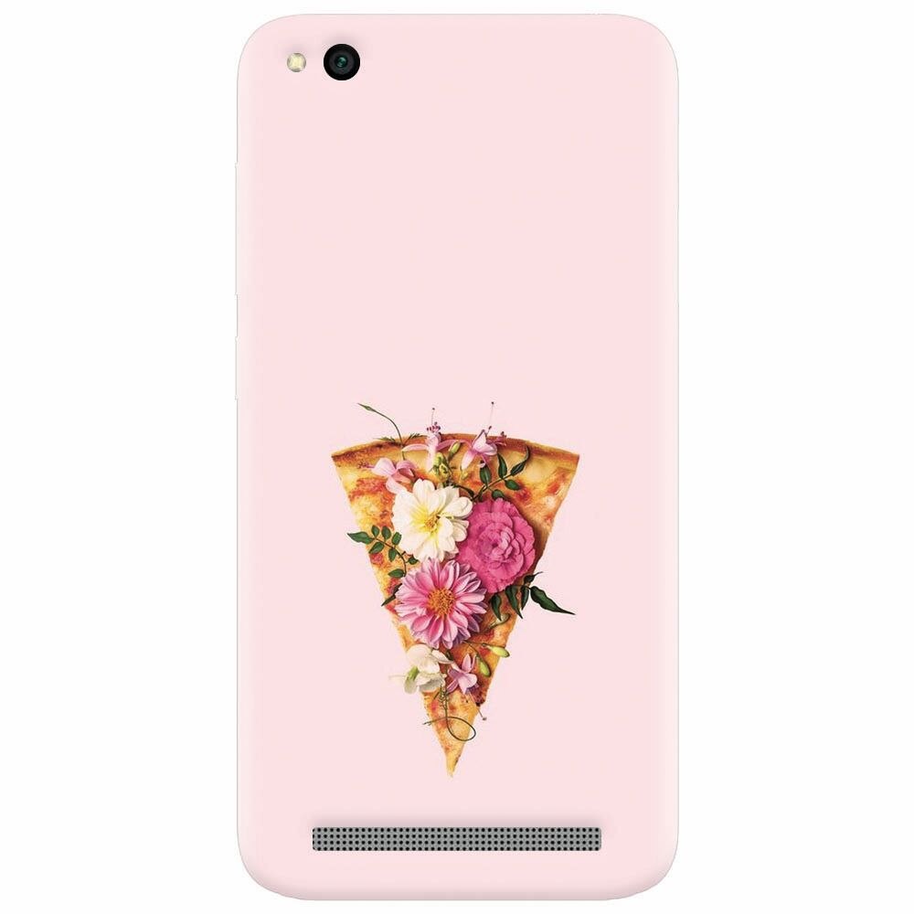 Husa silicon pentru Xiaomi Redmi 4A, Flower Pizza