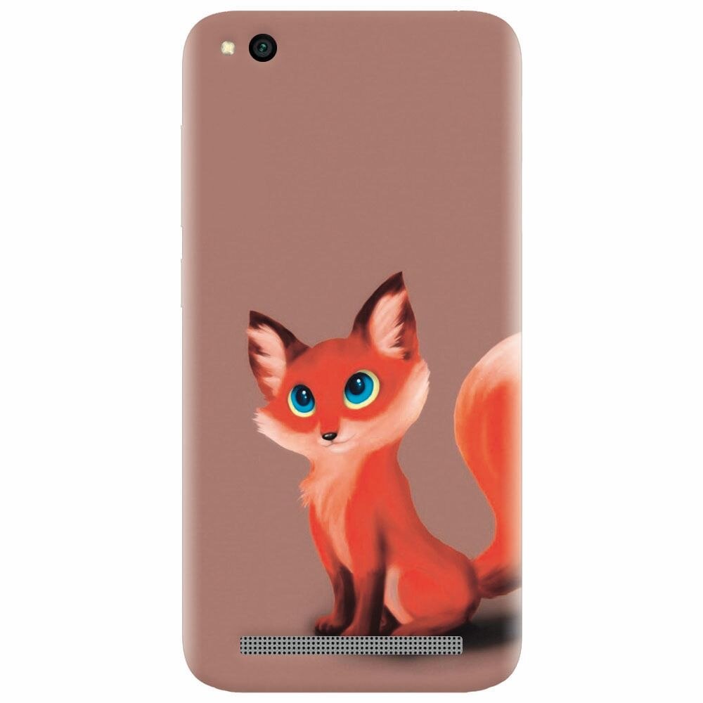 Husa silicon pentru Xiaomi Redmi 4A, Fox Cartoon Animal And
