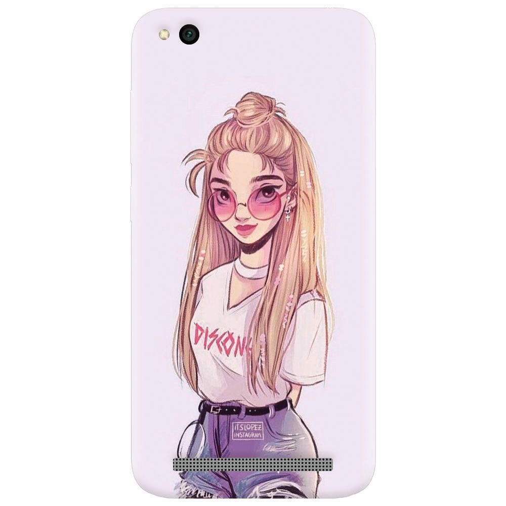 Husa silicon pentru Xiaomi Redmi 5A, Girl Look