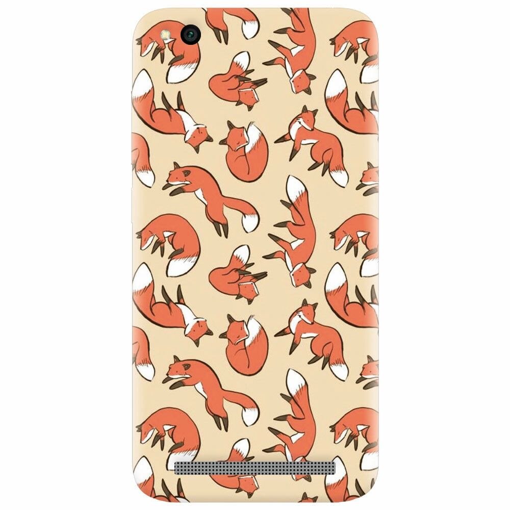 Husa silicon pentru Xiaomi Redmi 4A, Red Foxes