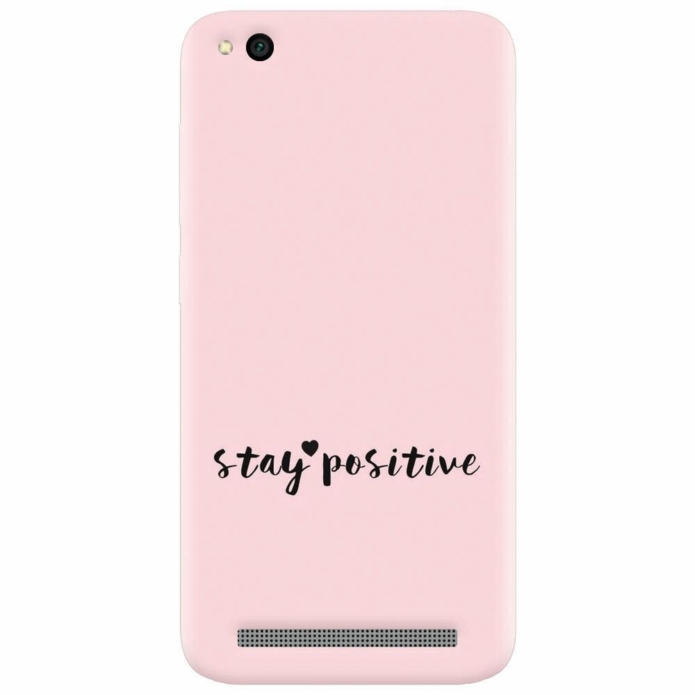 Husa silicon pentru Xiaomi Redmi 4A, Stay Positive