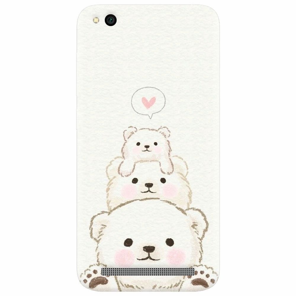 Husa silicon pentru Xiaomi Redmi 5A, Bear Family