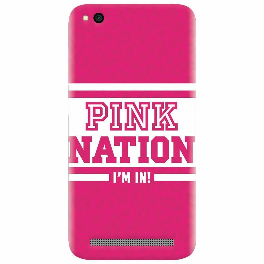 Husa silicon pentru Xiaomi Redmi 5A, Pink Nation