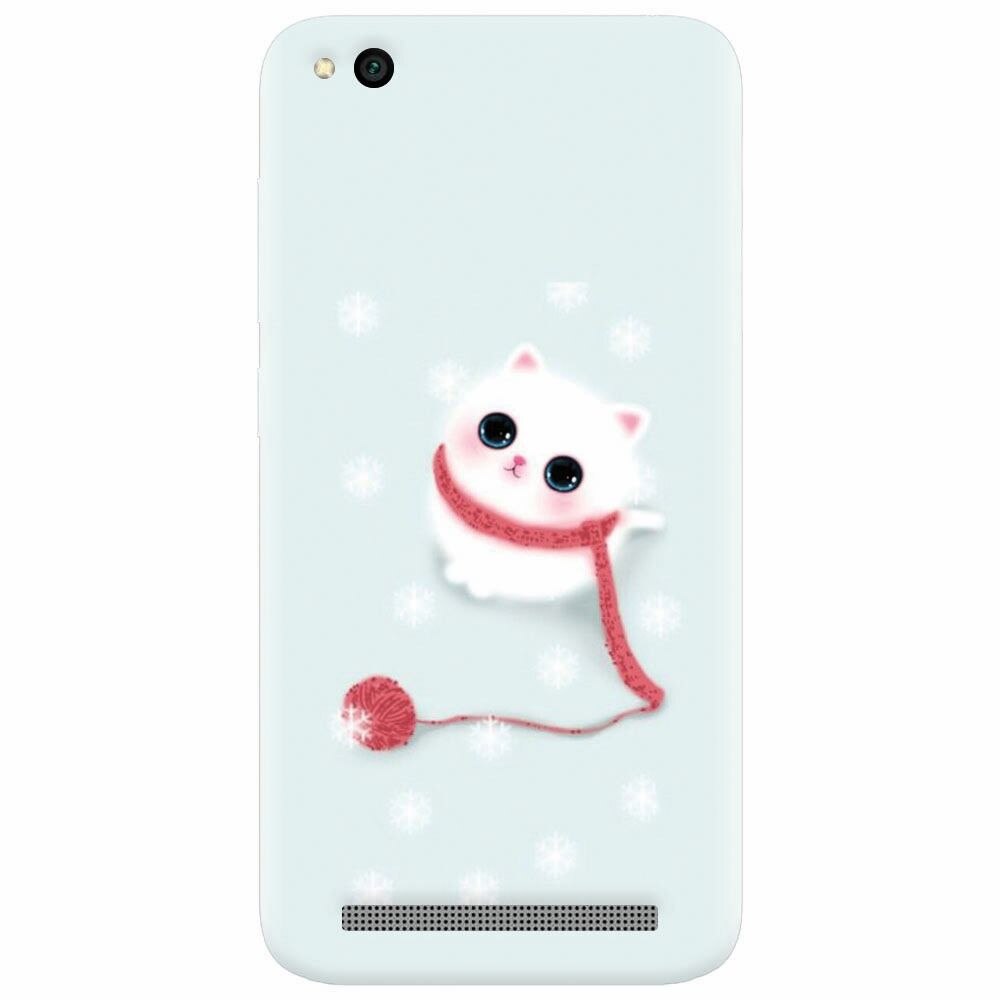 Husa silicon pentru Xiaomi Redmi 5A, Cute Cat