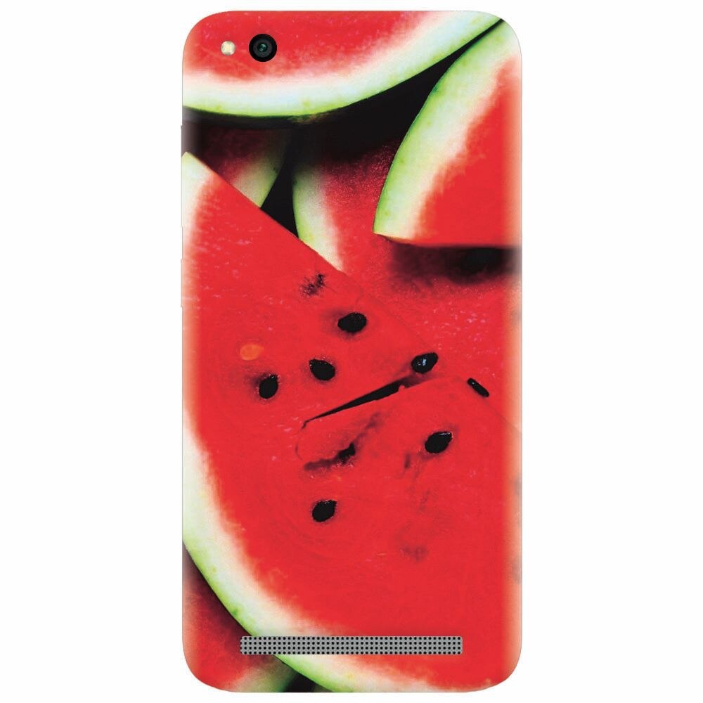 Husa silicon pentru Xiaomi Redmi 4A, S Of Watermelon Slice